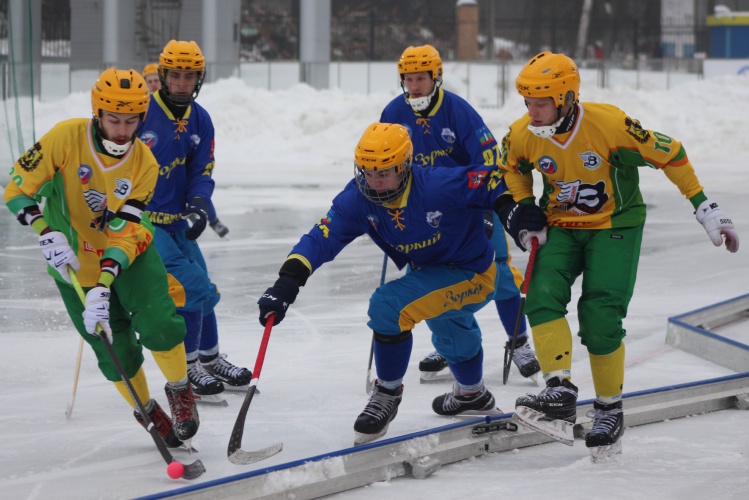 Красногорская команда подвела промежуточный итог Всероссийских соревнований по хоккею с мячом