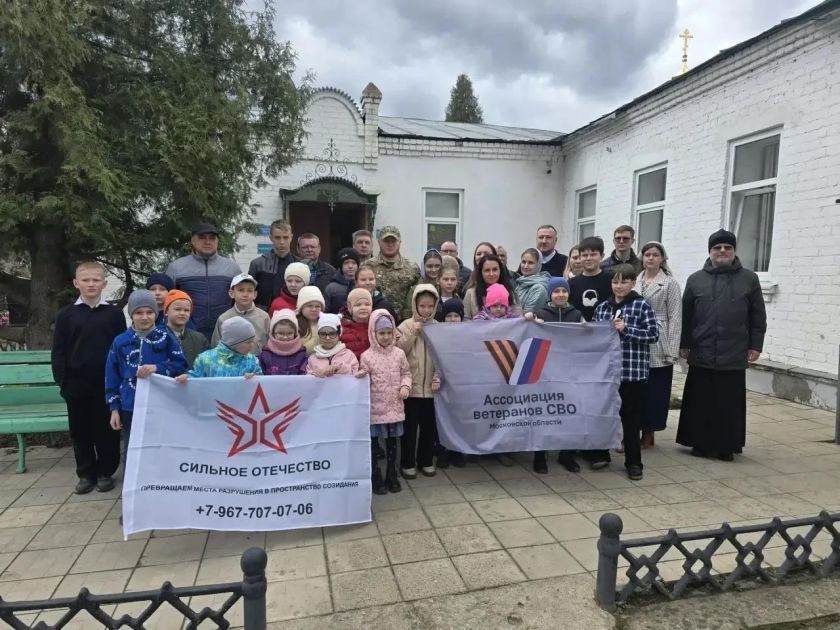 Ветеран СВО провел практическое занятие для воспитанников воскресной школы в Красногорске