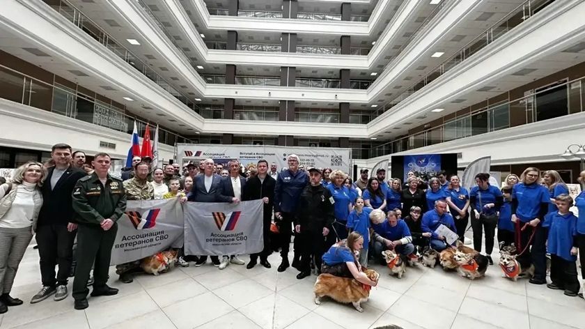 Рыжий десант на защите добра: уникальный в России корги-отряд отметил свой день рождения на площадке Ассоциации ветеранов СВО Московской области!