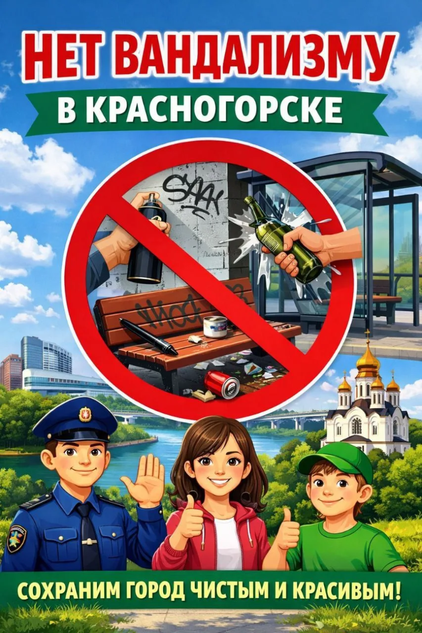 В Красногорске продолжается борьба с вандализмом