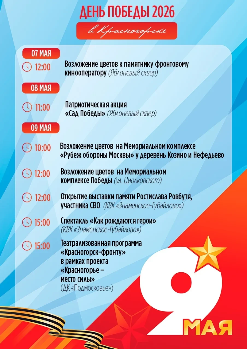 День Победы в Красногорске: память и благодарность сквозь годы