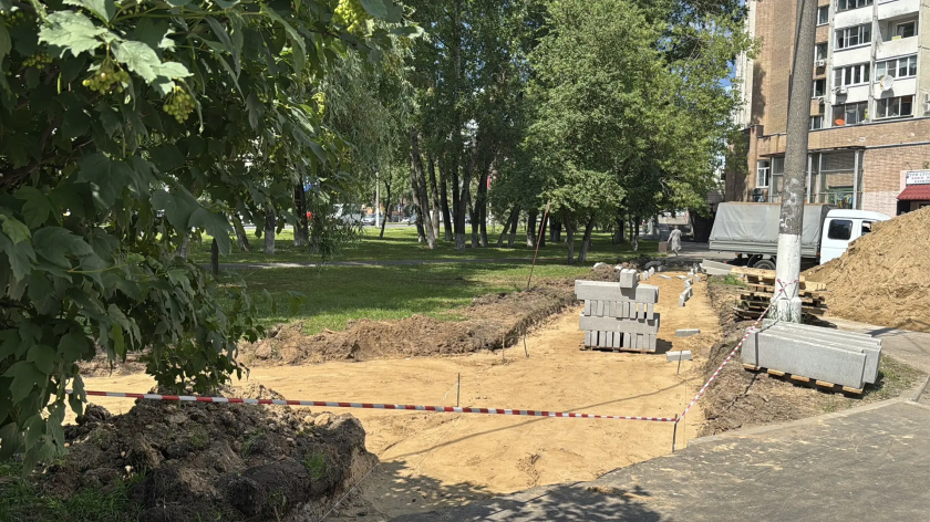 Благоустройство продолжается: новые дорожки и тротуары в Красногорске