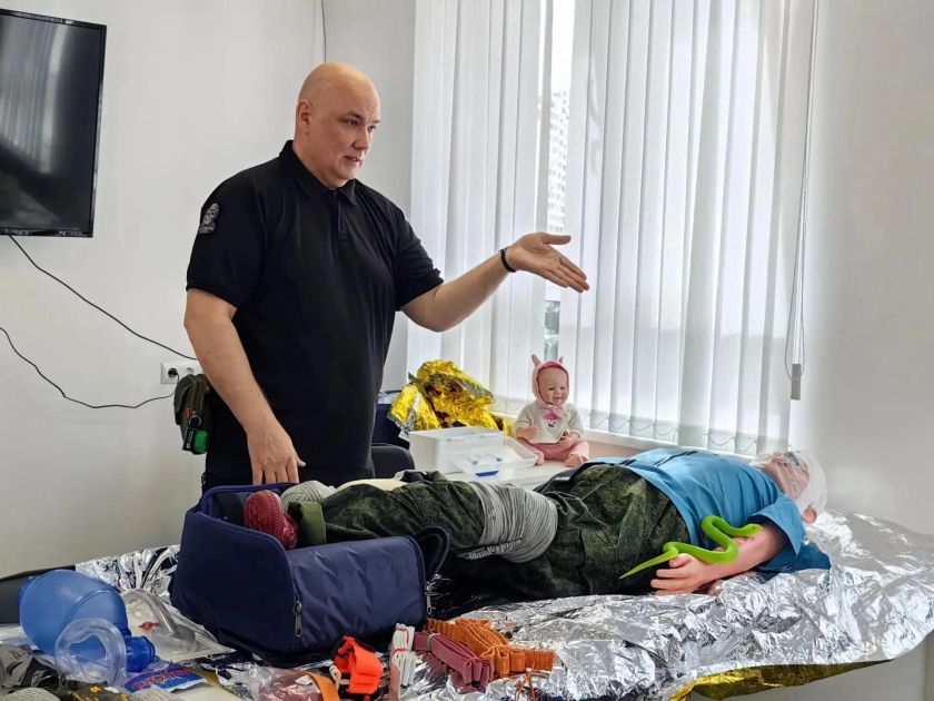 В Красногорске прошел открытый урок по оказанию первой помощи