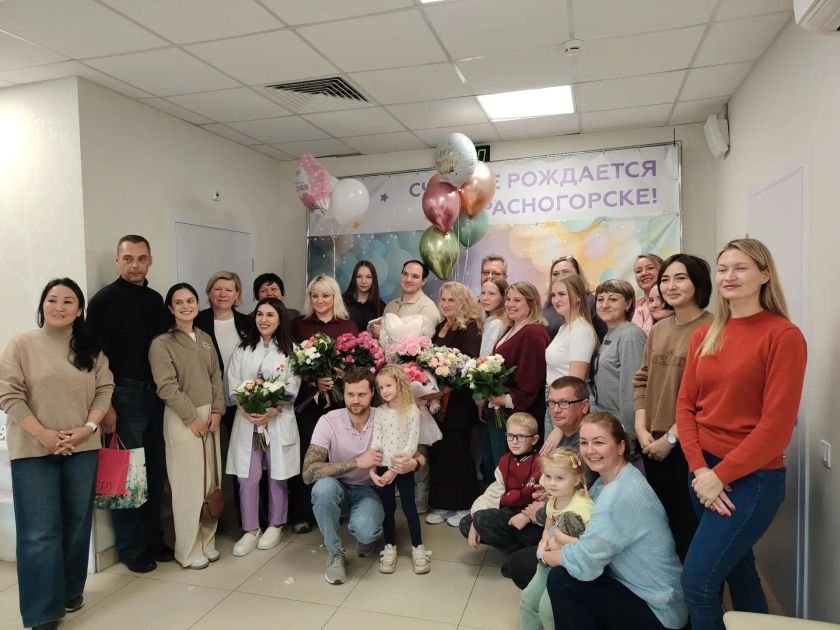 Порядка 70% родителей в Красногорске выбирают партнерские роды  