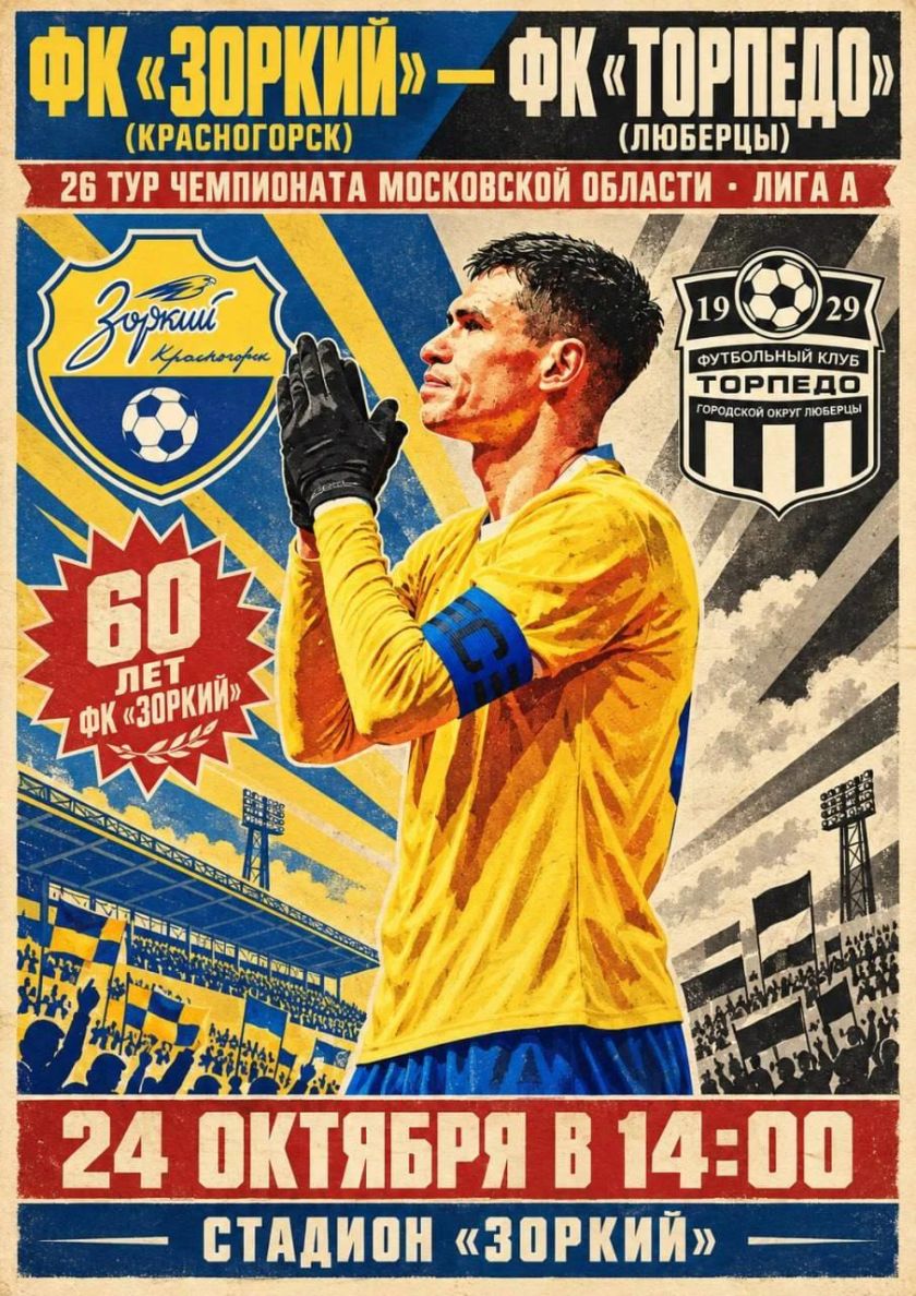 «Зоркий» – последний матч сезона!
