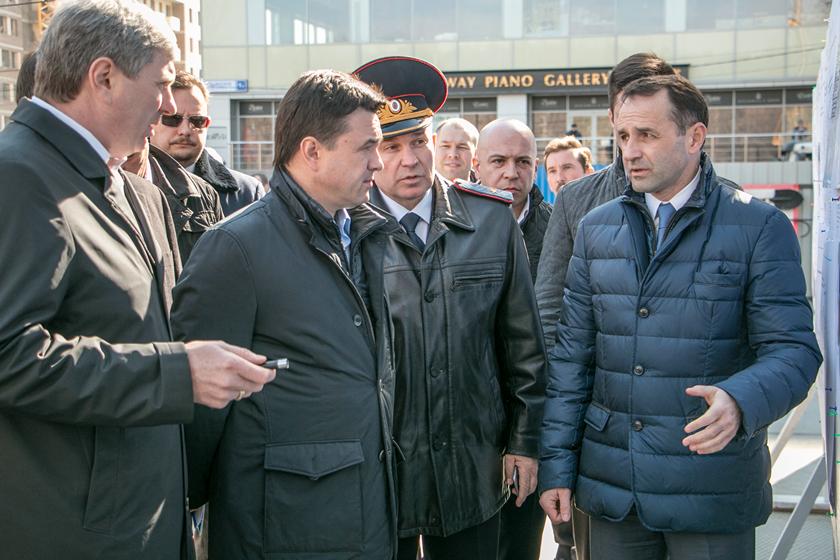 Дан старт строительству транспортной развязки на Волоколамке и Ильинке