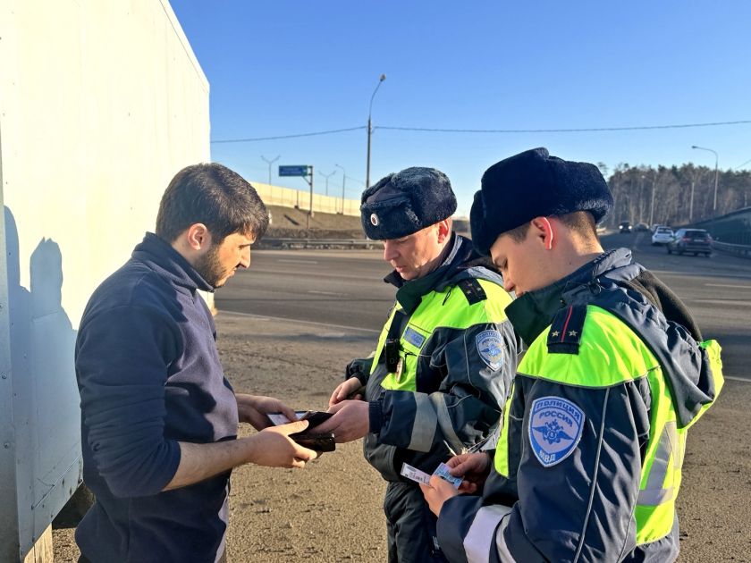В Красногорске состоялись масштабные проверки иностранных граждан, управляющих транспортными средствами