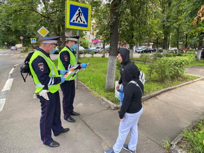 Госавтоинспекторы Красногорска информируют о проведении профилактического мероприятия «Пешеходный переход»
