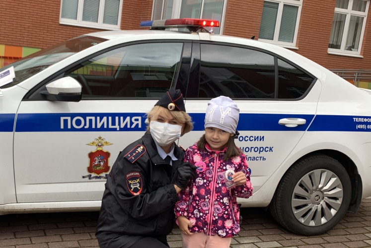 Красногорские автоинспекторы провели занятие с дошкольниками