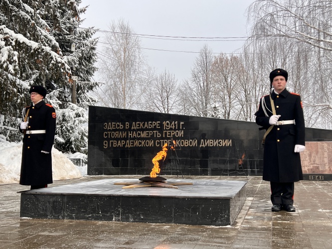 В Красногорске почтили память участников контрнаступления советских войск в битве под Москвой