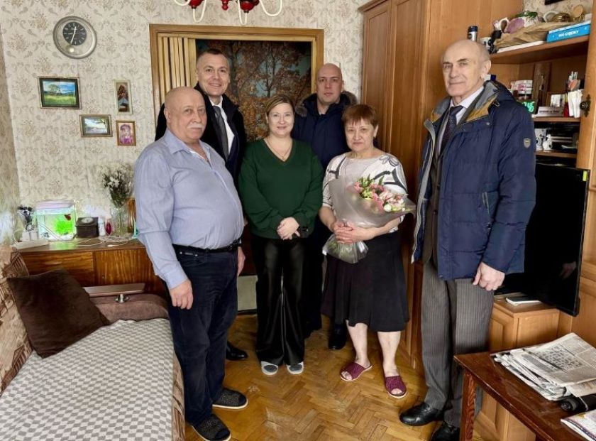 Начальник УМВД России по г.о. Красногорск и депутат Московской областной Думы поздравили ветеранов органов внутренних дел