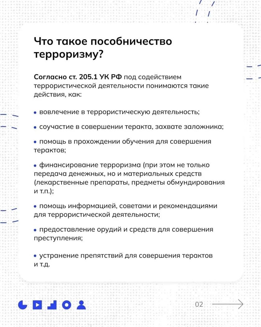 Пособничество терроризму: где проходит граница?