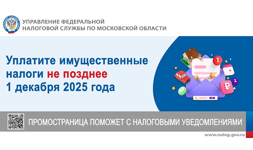 Уплатите налоги не позднее 1 декабря 2025 года