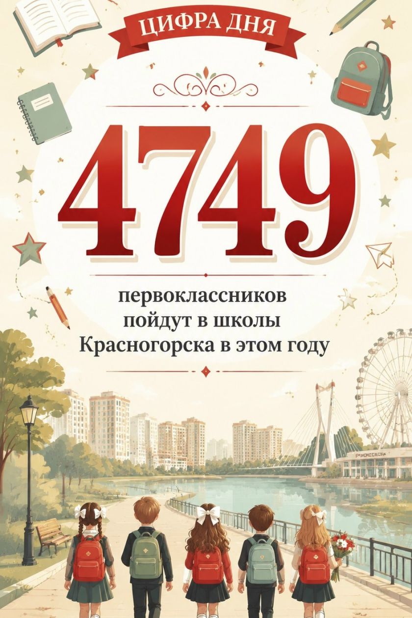 4749 первоклассников пойдут в школы Красногорска в этом году