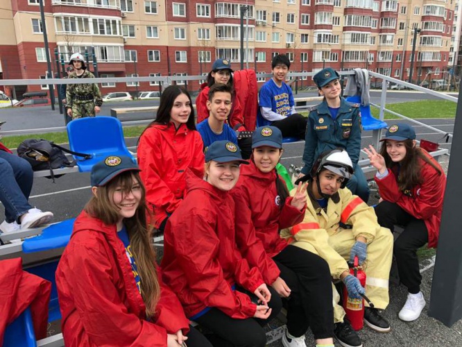 Ученики красногорской школы приняли участие зональном этапе детского конкурса «Дружина юных пожарных»