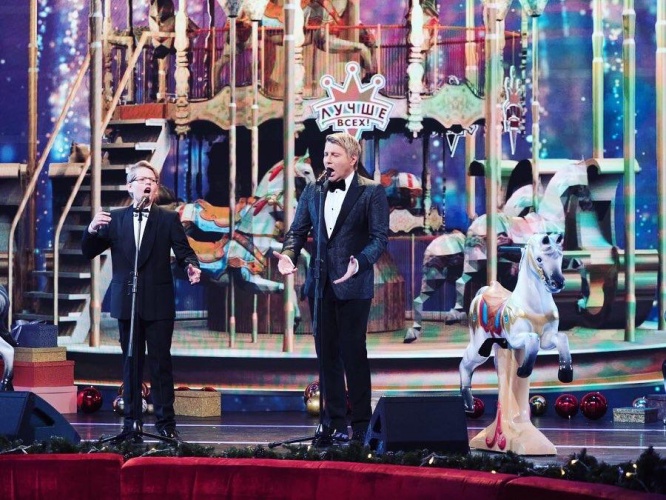 Красногорский вокалист спел дуэтом с Николаем Басковым в новогоднем выпуске программы «Лучше всех!»