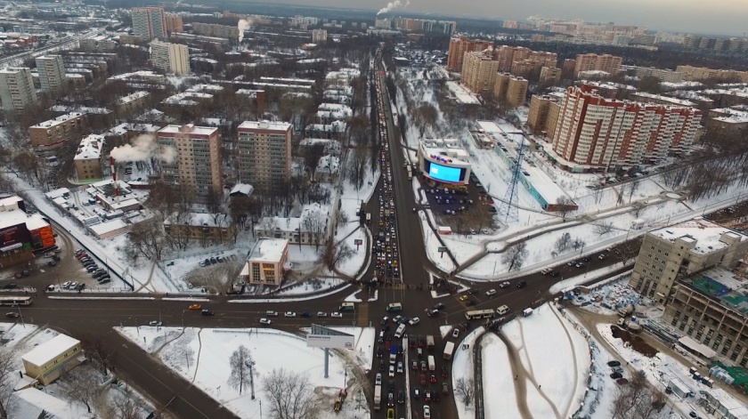 Изменена схема движения на перекрестке Волоколамское шоссе - ул. Речная