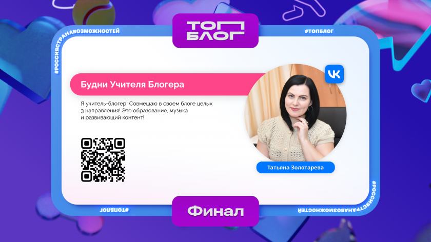 Татьяна Золотарева и Вероника Чурсина из Московской области вошли в число победителей проекта «ТопБЛОГ»
