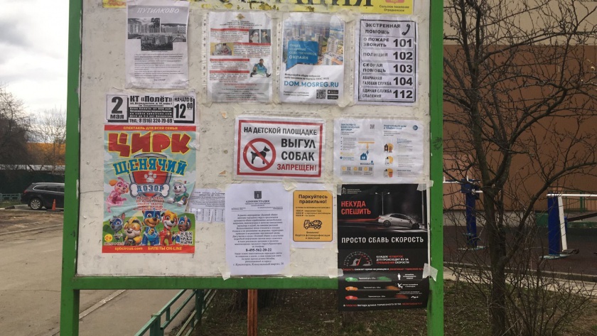 В Красногорске напомнили жителям о правилах дорожного движения