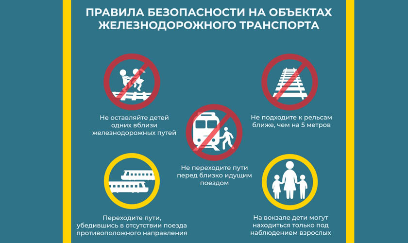 Правила безопасности на объектах железнодорожного транспорта