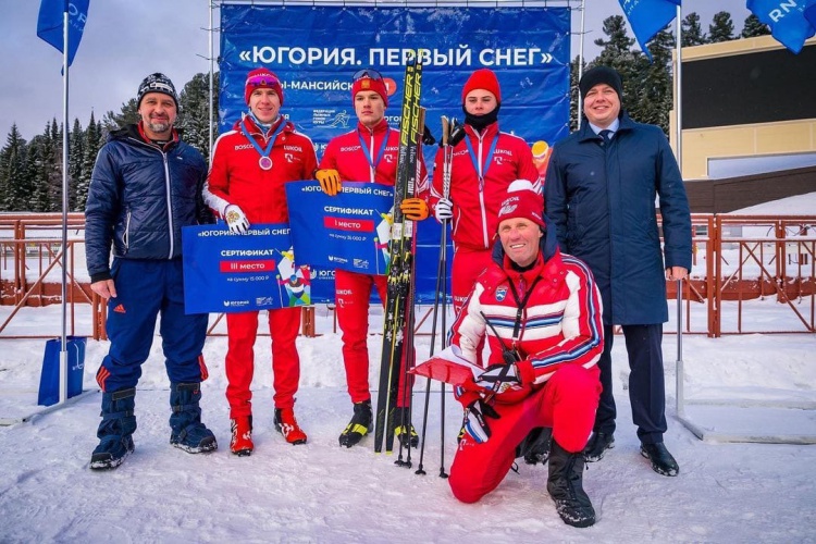 Лыжник из Красногорска стал победителем контрольной тренировки «Югория. Первый снег»