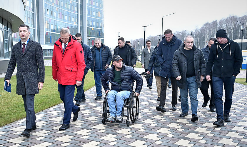 В Красногорск приехали участники программы «Герои Подмосковья»