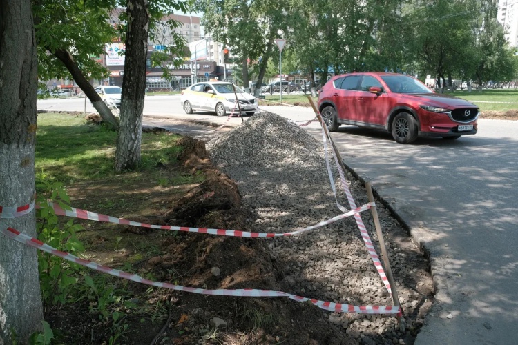 В Красногорске расширяют участки примыкания улиц к Волоколамскому шоссе