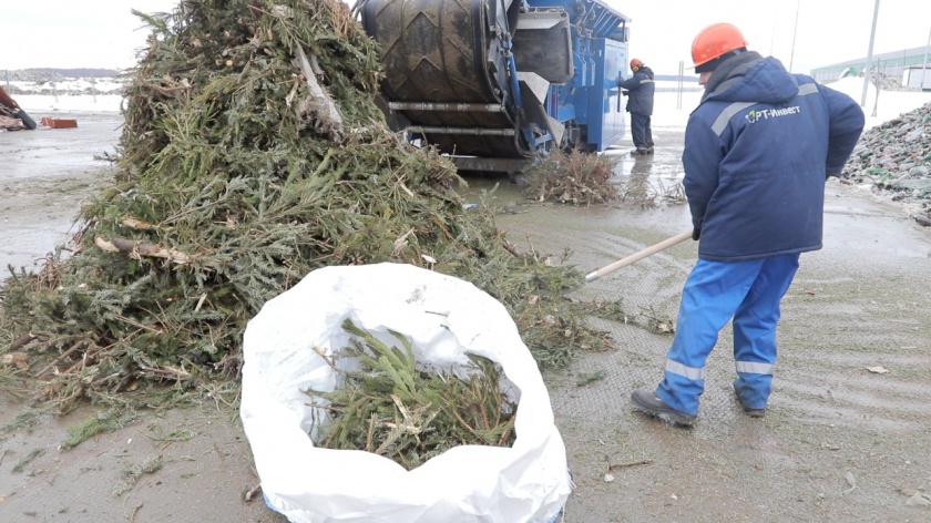 Зимой на комплексы по переработке отходов компании «РТ-Инвест» поступили рекордные 400 тысяч тонн отходов