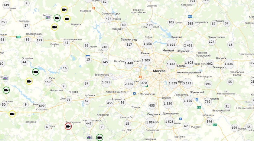 Более 50 тысяч видеокамер системы «Безопасный регион» следят за безопасностью в Подмосковье