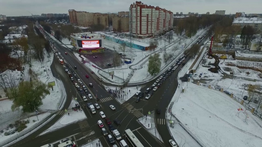 В Красногорске продолжается борьба с дорожными пробками