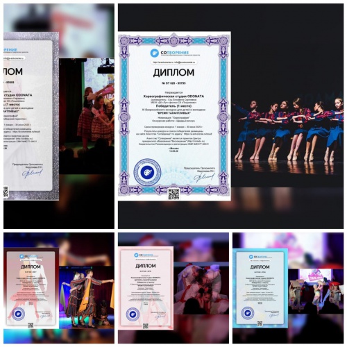 Звание победителей на всероссийском конкурсе завоевали танцоры студии «ODONATA»