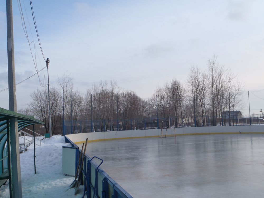 Хоккейная площадка в Отрадном – одна из лучших в Красногорском районе