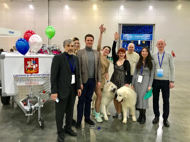 Интернациональная выставка собак «Евразия-2019» прошла в Красногорске