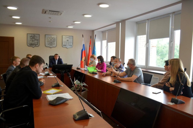 В администрации Красногорска обсудили вопросы незаконно возведенного жилого помещения