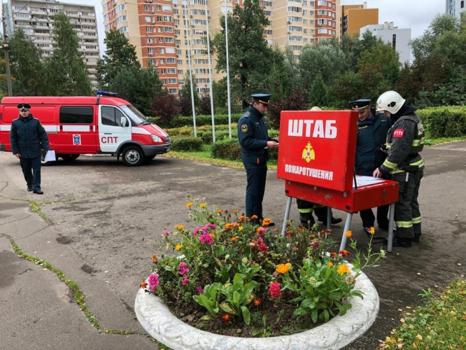 В Красногорске тренировка по эвакуации людей при пожаре пройдет 12 октября