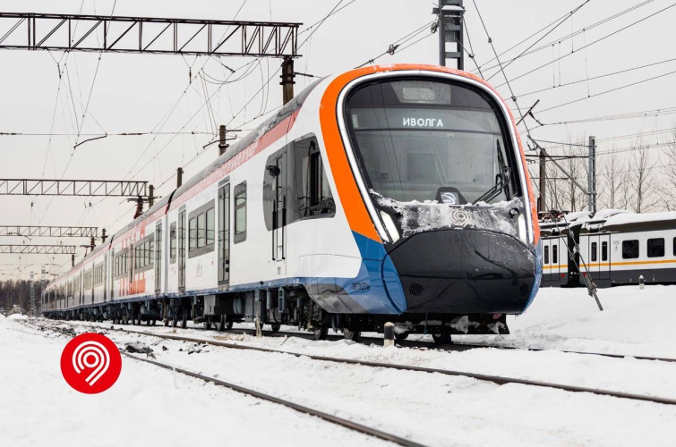 Новая “Иволга 4.0” проходит испытания без пассажиров, чтобы проверить её надёжность и работу систем на участке Нахабино - Волоколамск - Нахабино