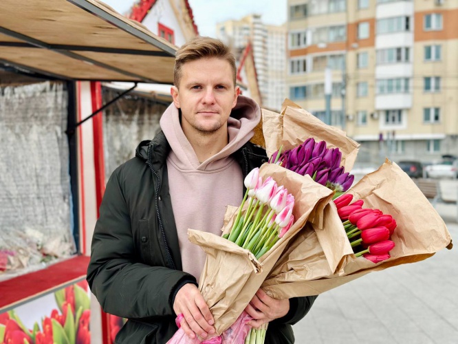 В Красногорске открылась ярмарка тюльпанов