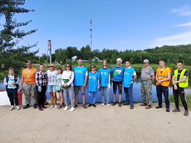 Экологический субботник состоялся в рамках акции «Вода России» 29 июня