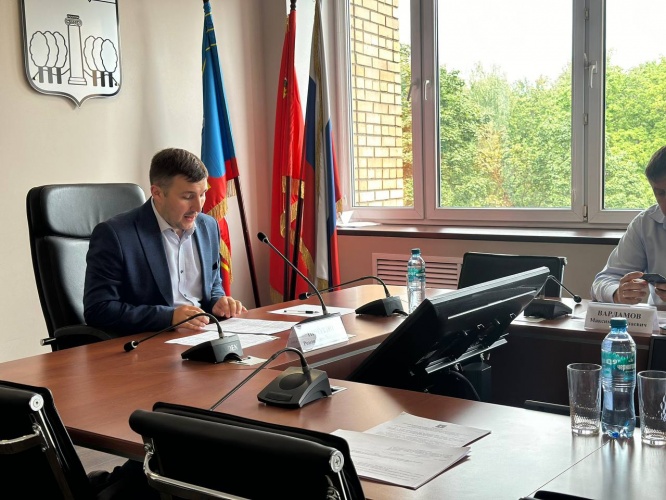 В администрации Красногорска прошел штаб комиссии по чрезвычайным ситуациям