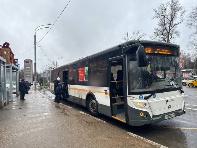 В Крещенскую ночь автобусы Красногорска будут работать до трёх часов ночи