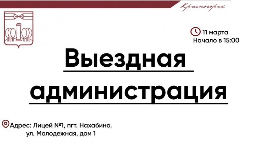 11 марта команда администрации городского округа проведет прием граждан