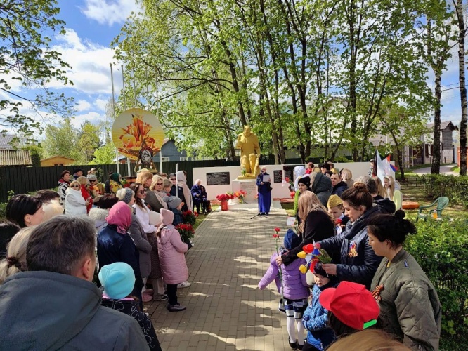 Торжественный митинг прошел в деревне Захарково