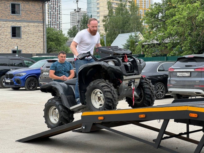 Очередная партия груза отправлена из Красногорска на передовую