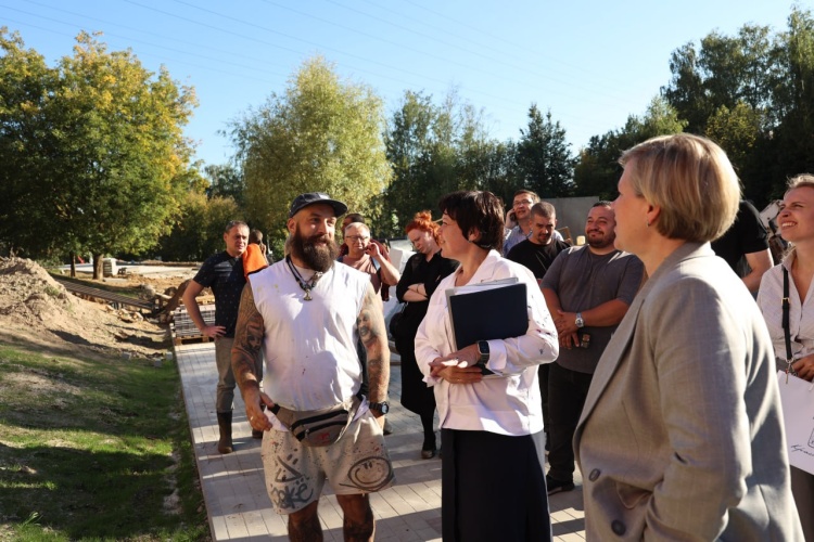 В Красногорске продолжаются работы по благоустройству