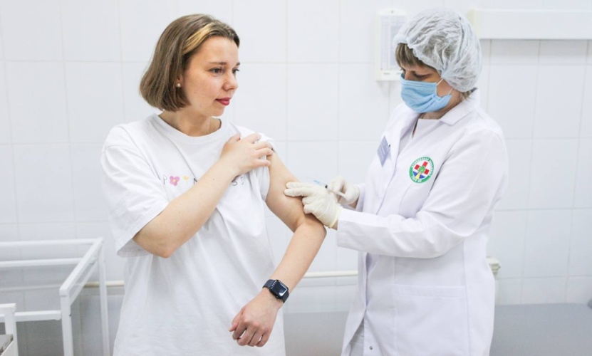 Красногорцы могут пройти вакцинацию от гриппа в ТЦ «Красный кит»