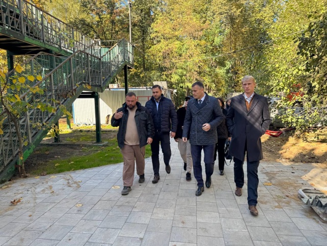 Городской парк в Красногорске готовится к открытию