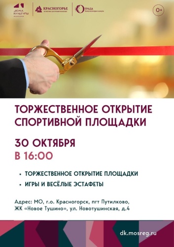 Торжественное открытие спортивной площадки — праздник спорта и активного образа жизни!