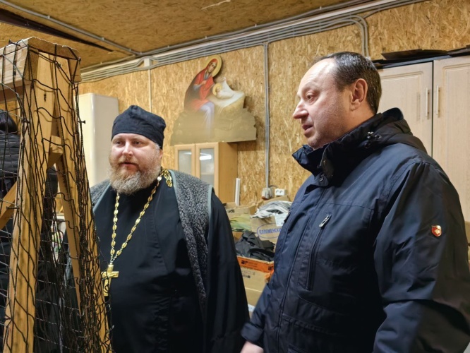 Богослужение с участием родственников и вдов погибших участников СВО состоялось в Нахабине