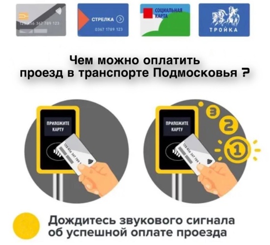 Чем можно оплатить проезд в транспорте Подмосковья?