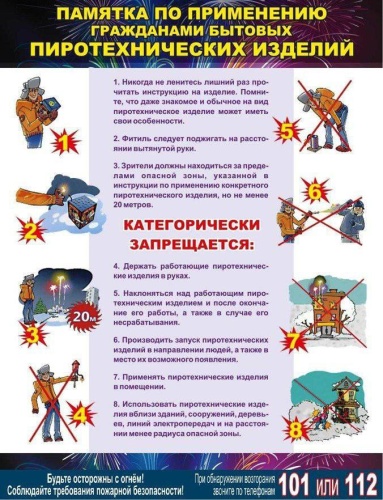Красногорцы, обращаться с фейерверками нужно осторожно